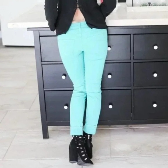 James Jeans teal pants - Picture 1 of 16